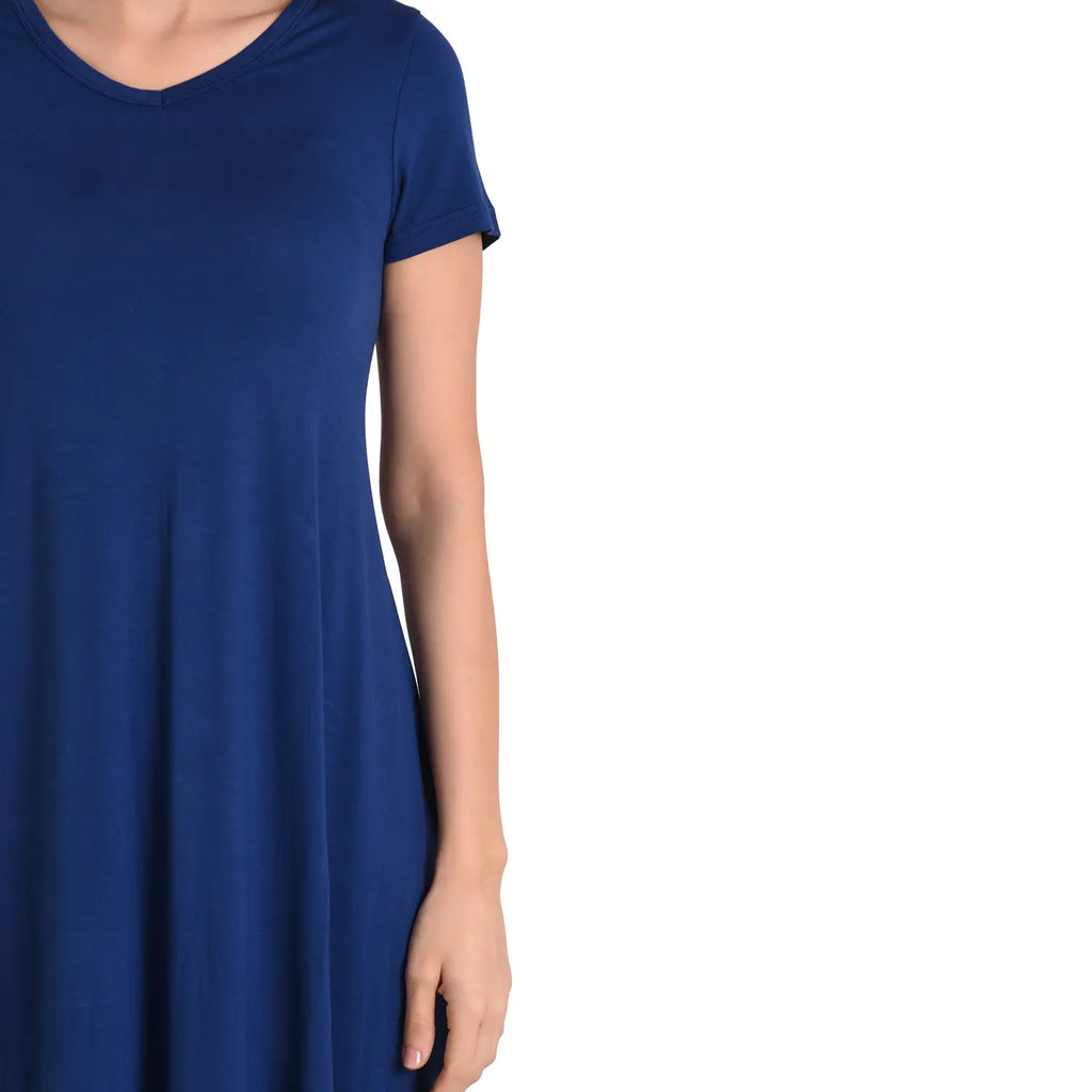 Short Sleeve T-Shirt Dress - Available in 6 Colors