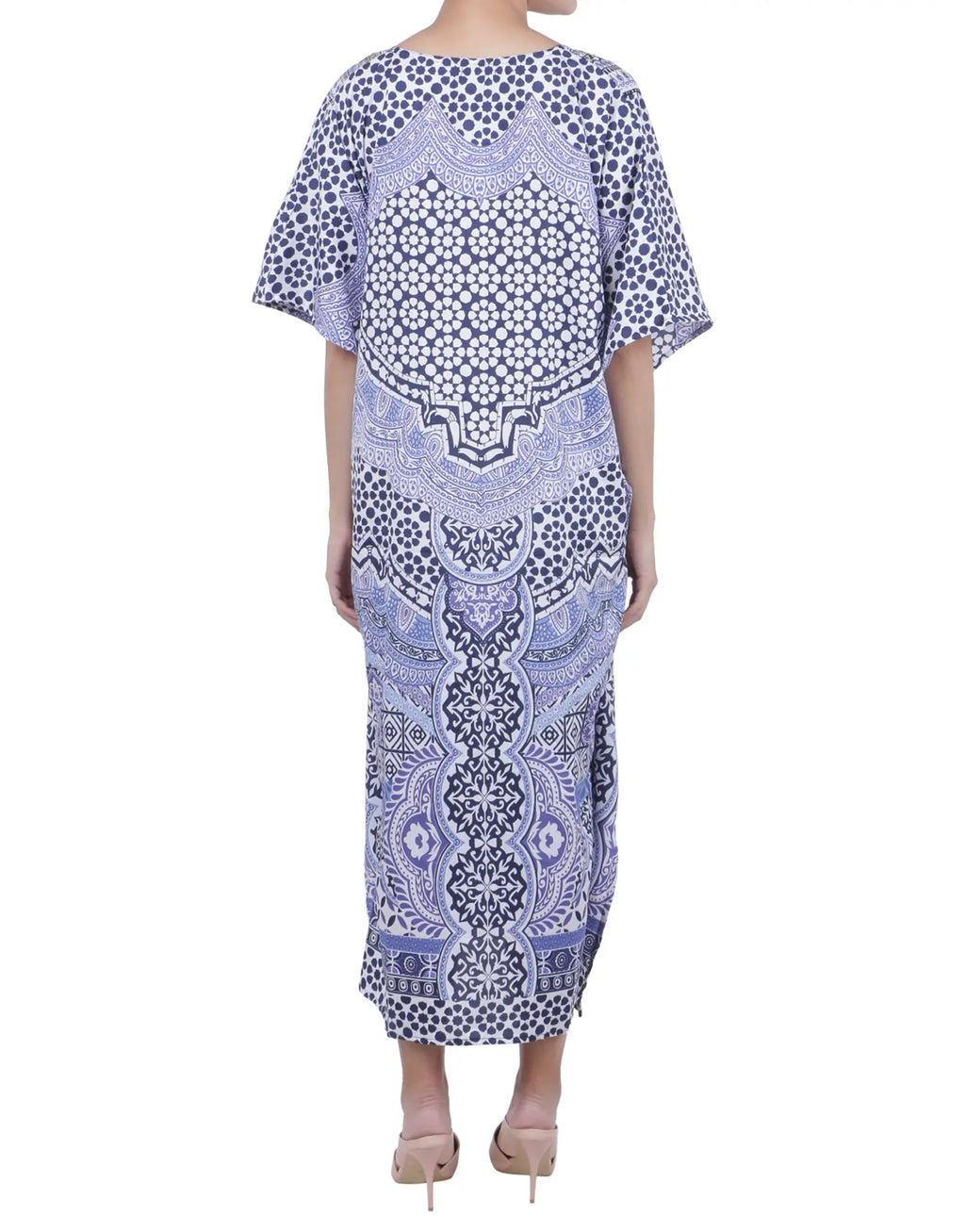 Women Long Kaftans Summer Holiday Caftan Dress 4 Colors S-3XL