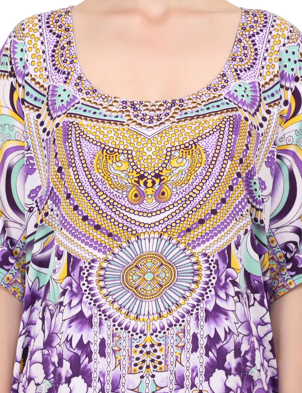 Women Long Kaftans Summer Holiday Caftan Dress 4 Colors S-3XL