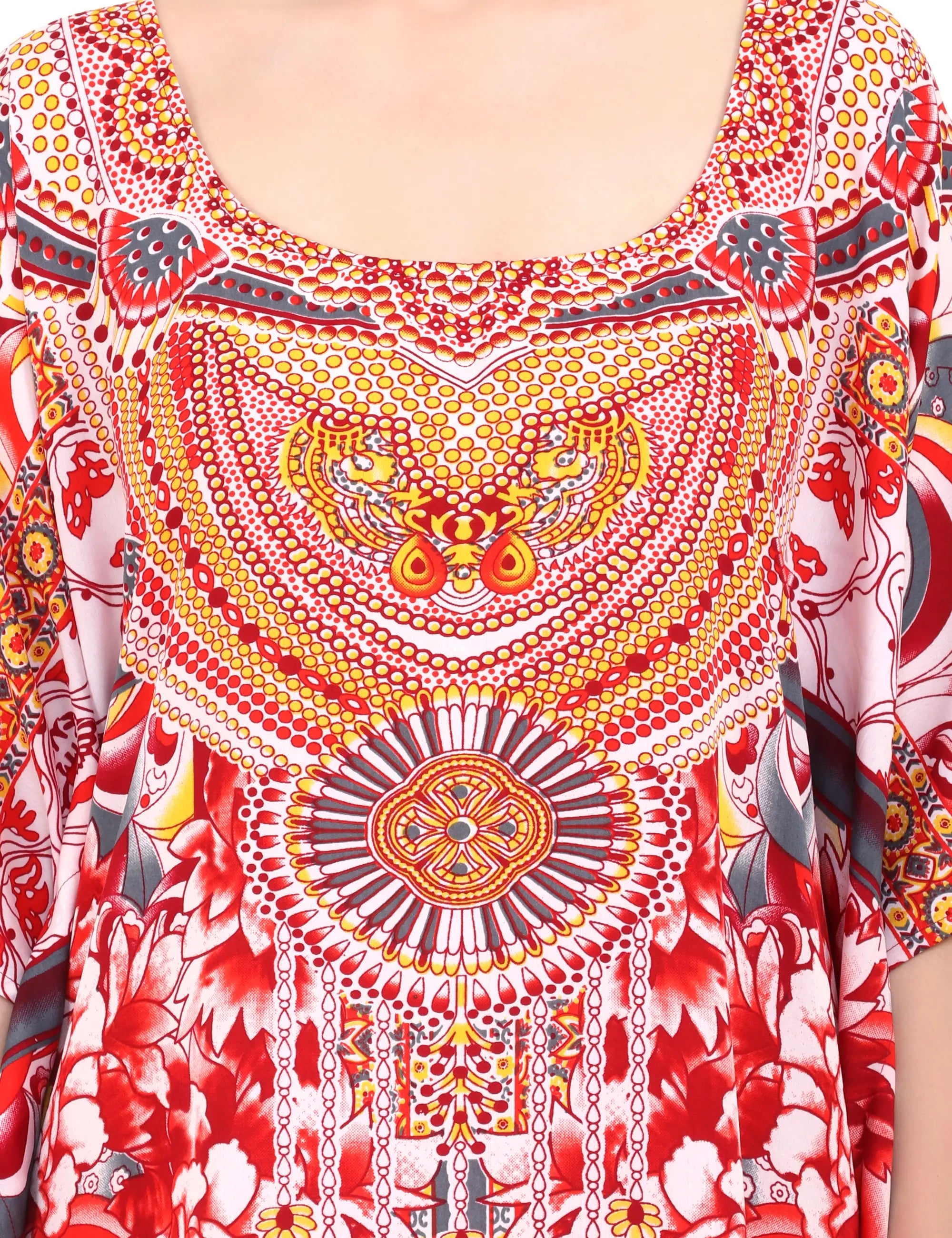 Women Long Kaftans Summer Holiday Caftan Dress 4 Colors S-3XL
