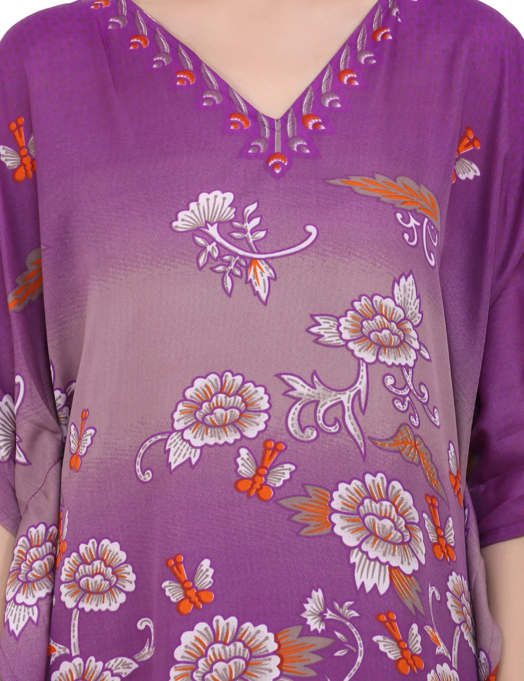 Women Long Kaftans Summer Holiday Caftan Dress 4 Colors S-3XL