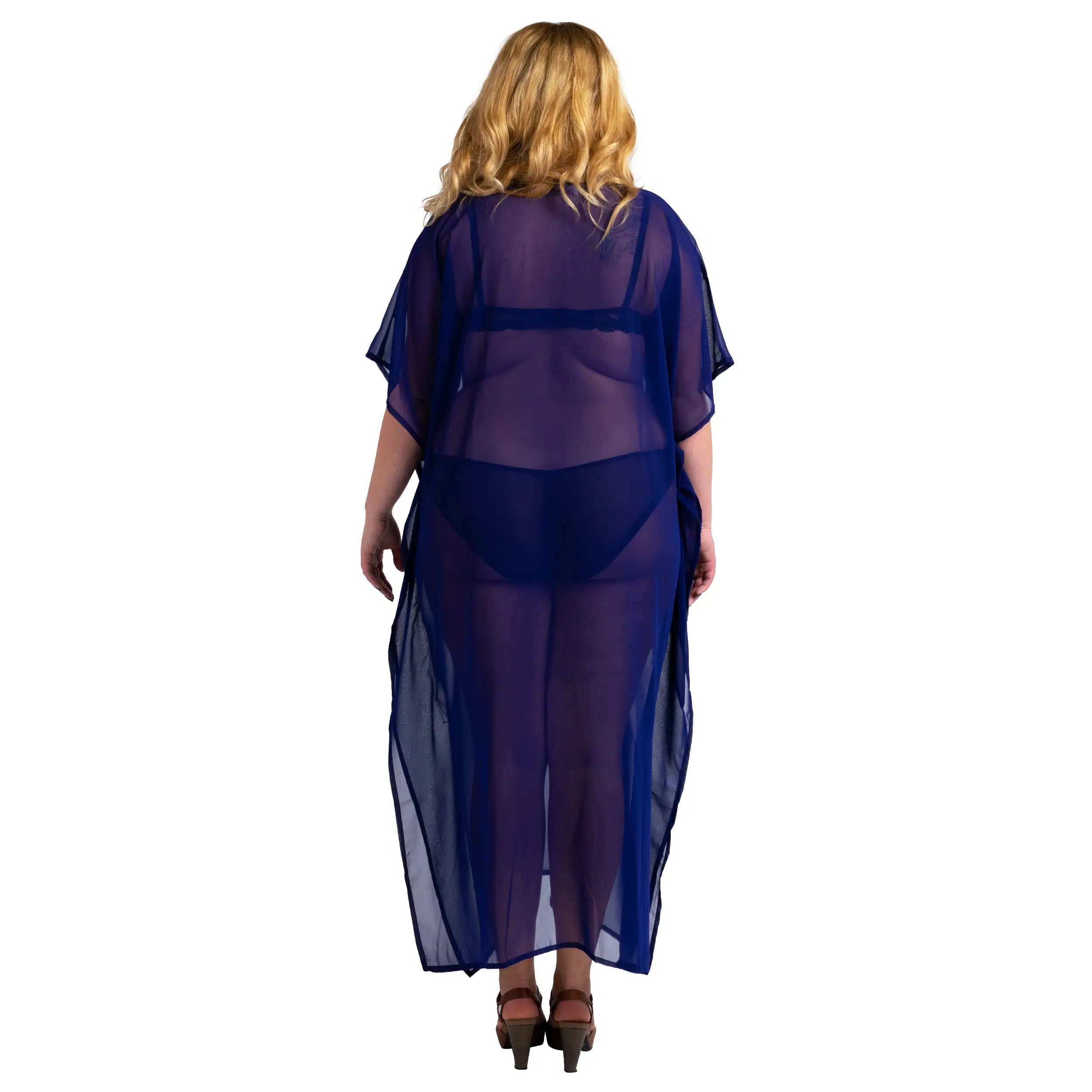 Women Long Kaftans Beach Caftan Dress 3 Colors S-3XL