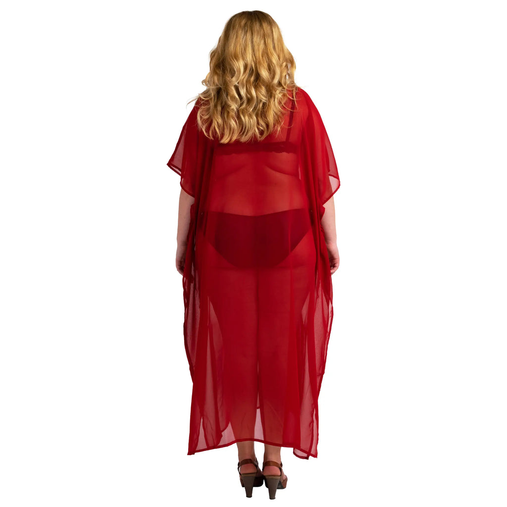 Women Long Kaftans Beach Caftan Dress 3 Colors S-3XL