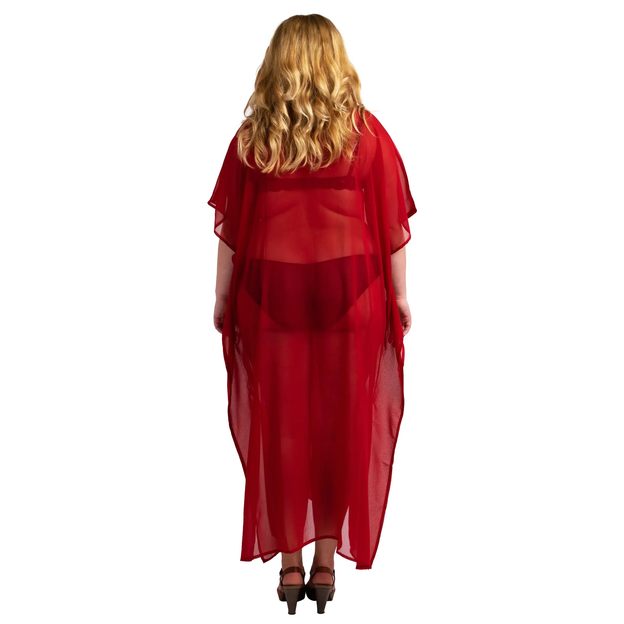 Women Long Kaftans Beach Caftan Dress 3 Colors S-3XL