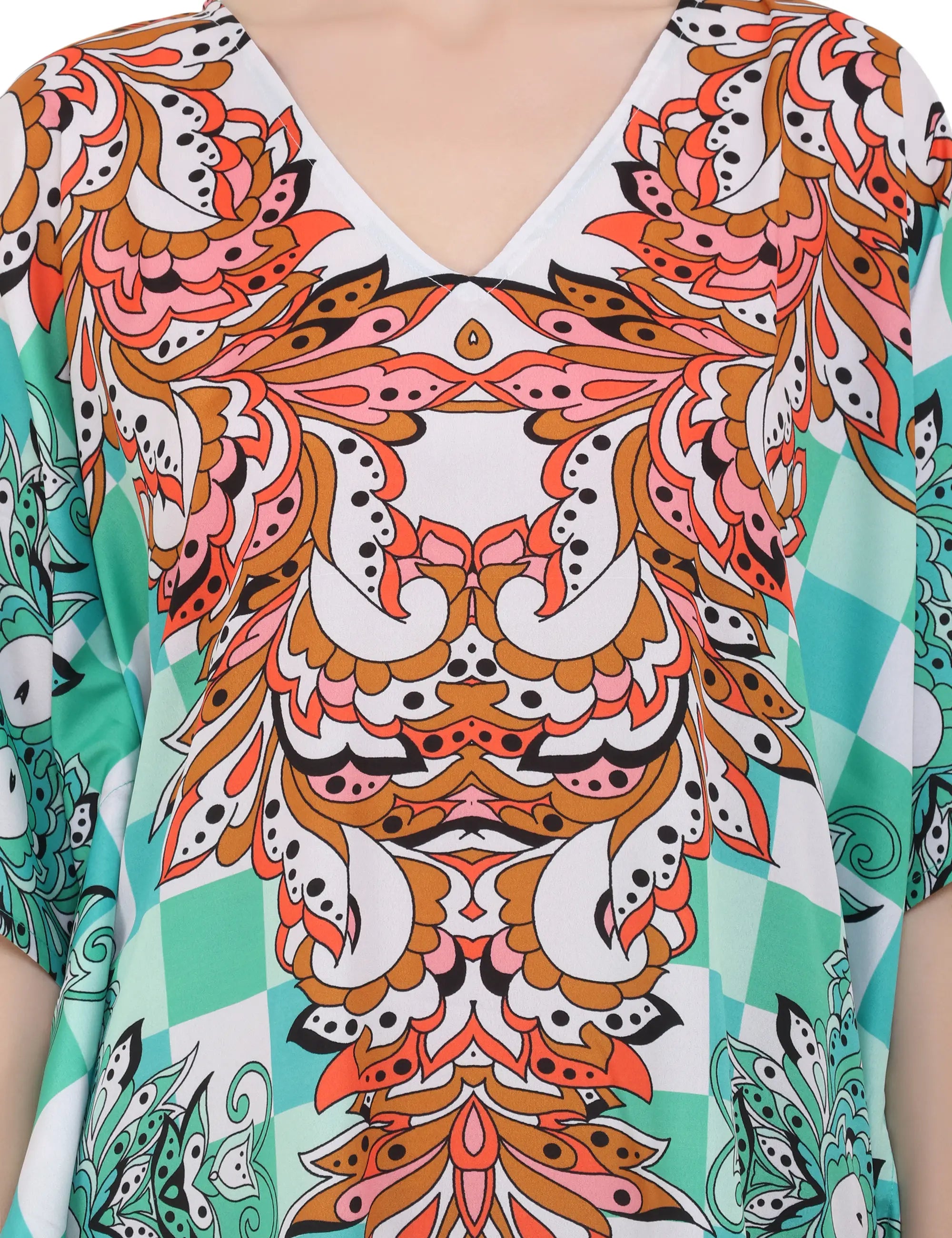 Women Long Kaftans Summer Holiday Caftan Dress 6 Colors S-3XL