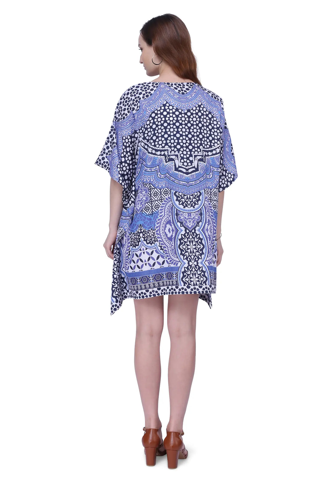 Women Long Kaftans Summer Holiday Caftan Dress 5 Colors S-3XL