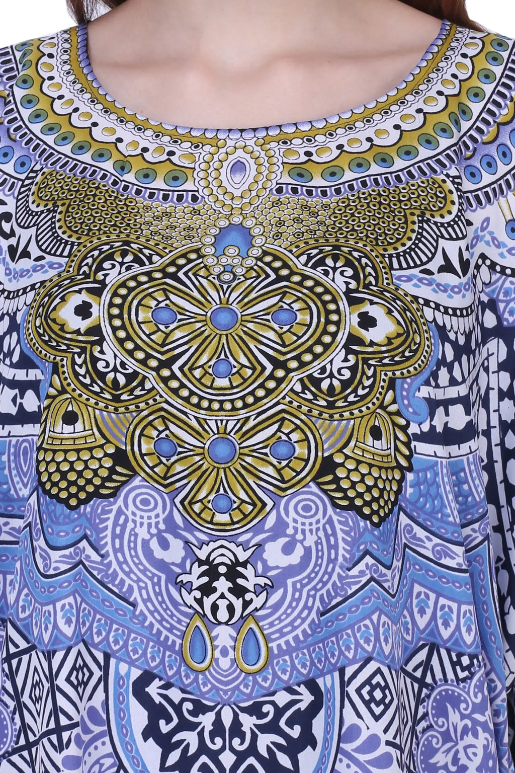 Women Long Kaftans Summer Holiday Caftan Dress 5 Colors S-3XL