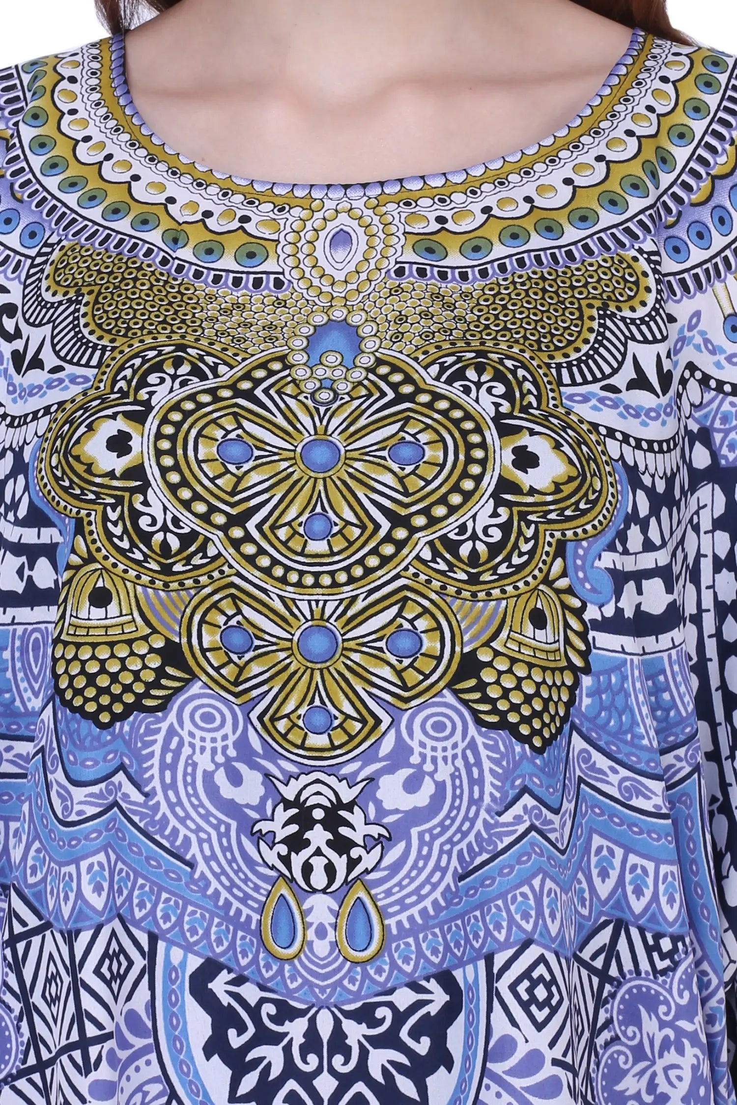 Women Long Kaftans Summer Holiday Caftan Dress 5 Colors S-3XL