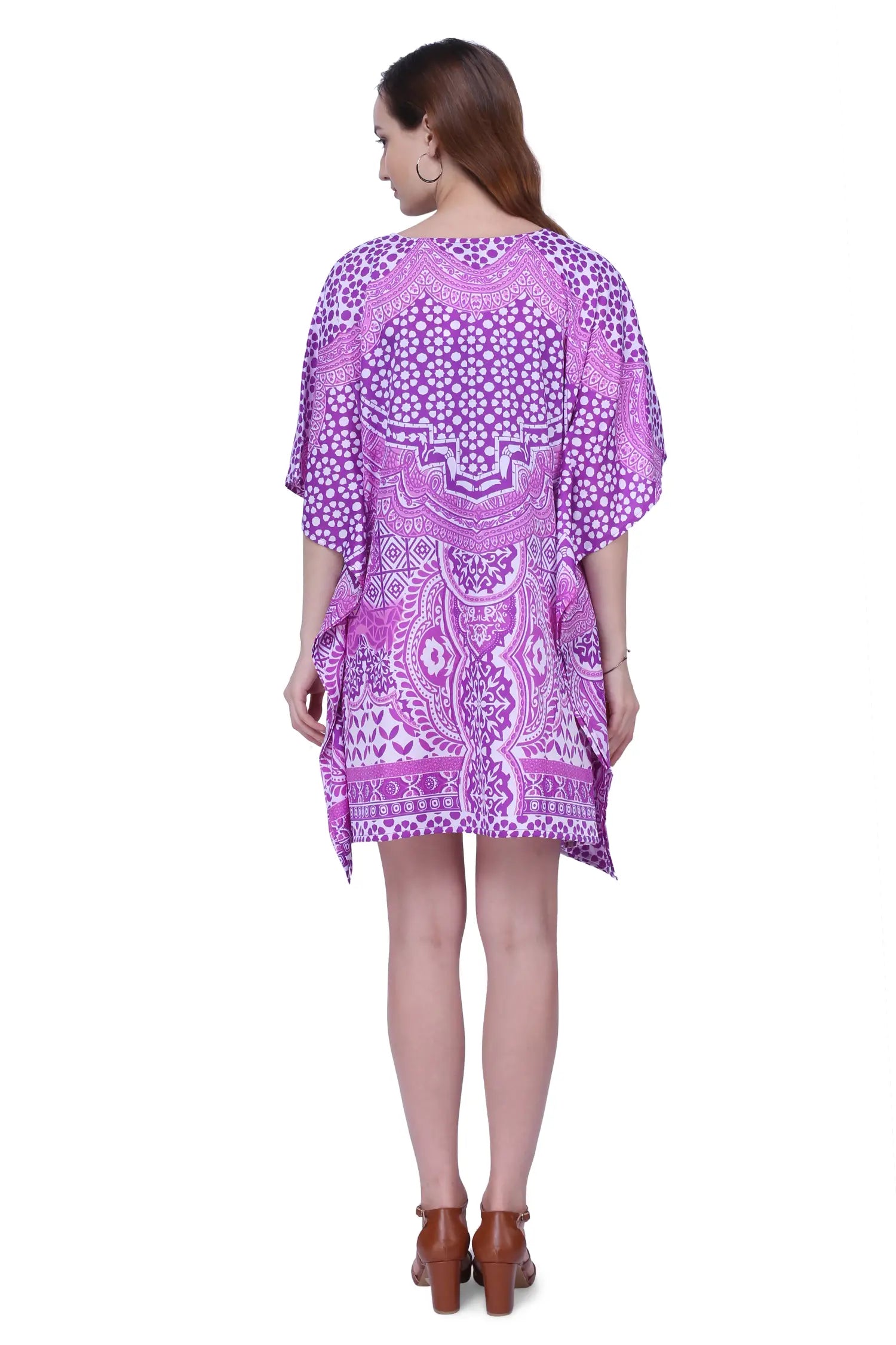 Women Long Kaftans Summer Holiday Caftan Dress 5 Colors S-3XL