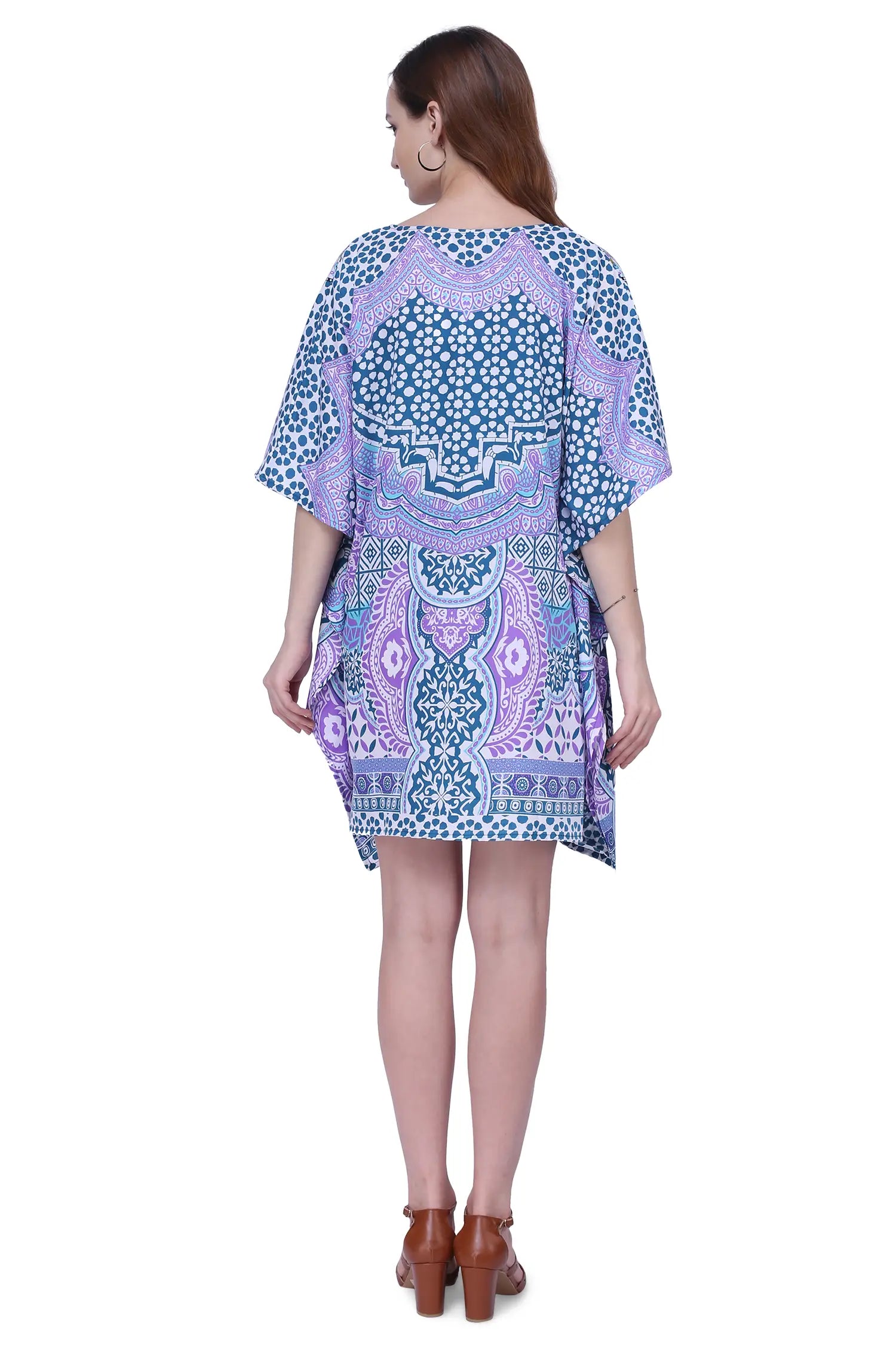 Women Long Kaftans Summer Holiday Caftan Dress 5 Colors S-3XL