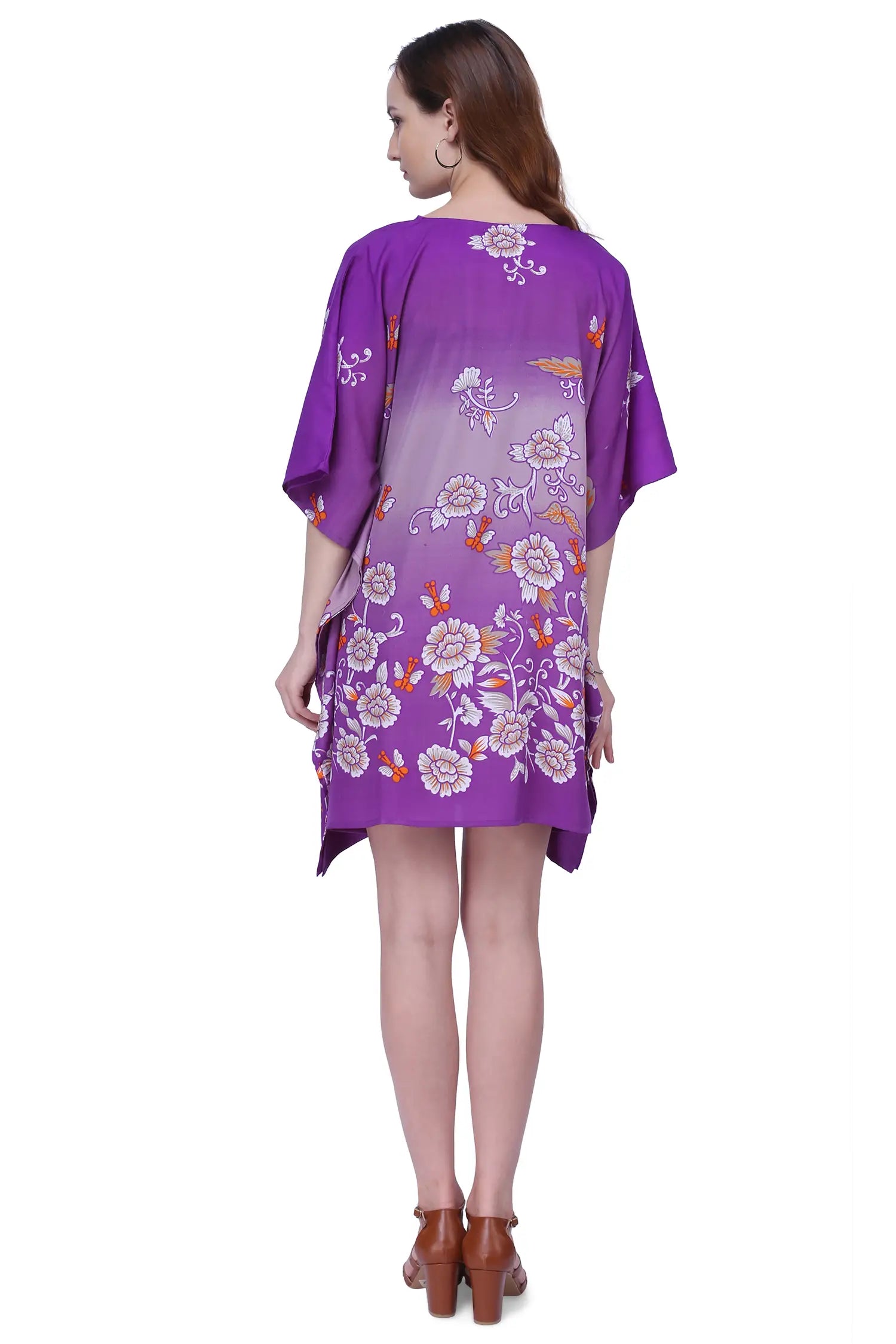 Women Long Kaftans Summer Holiday Caftan Dress 5 Colors S-3XL