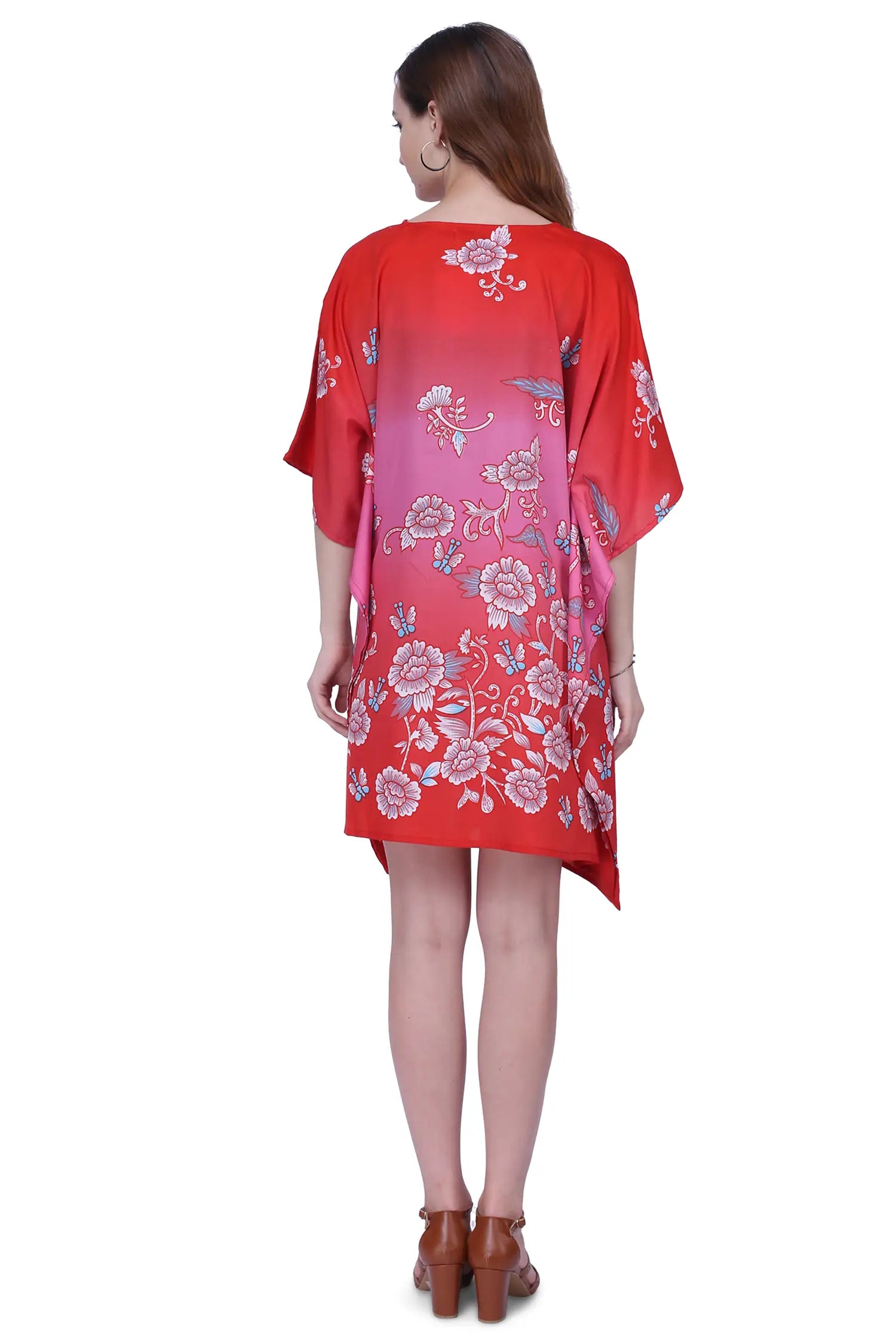 Women Long Kaftans Summer Holiday Caftan Dress 5 Colors S-3XL