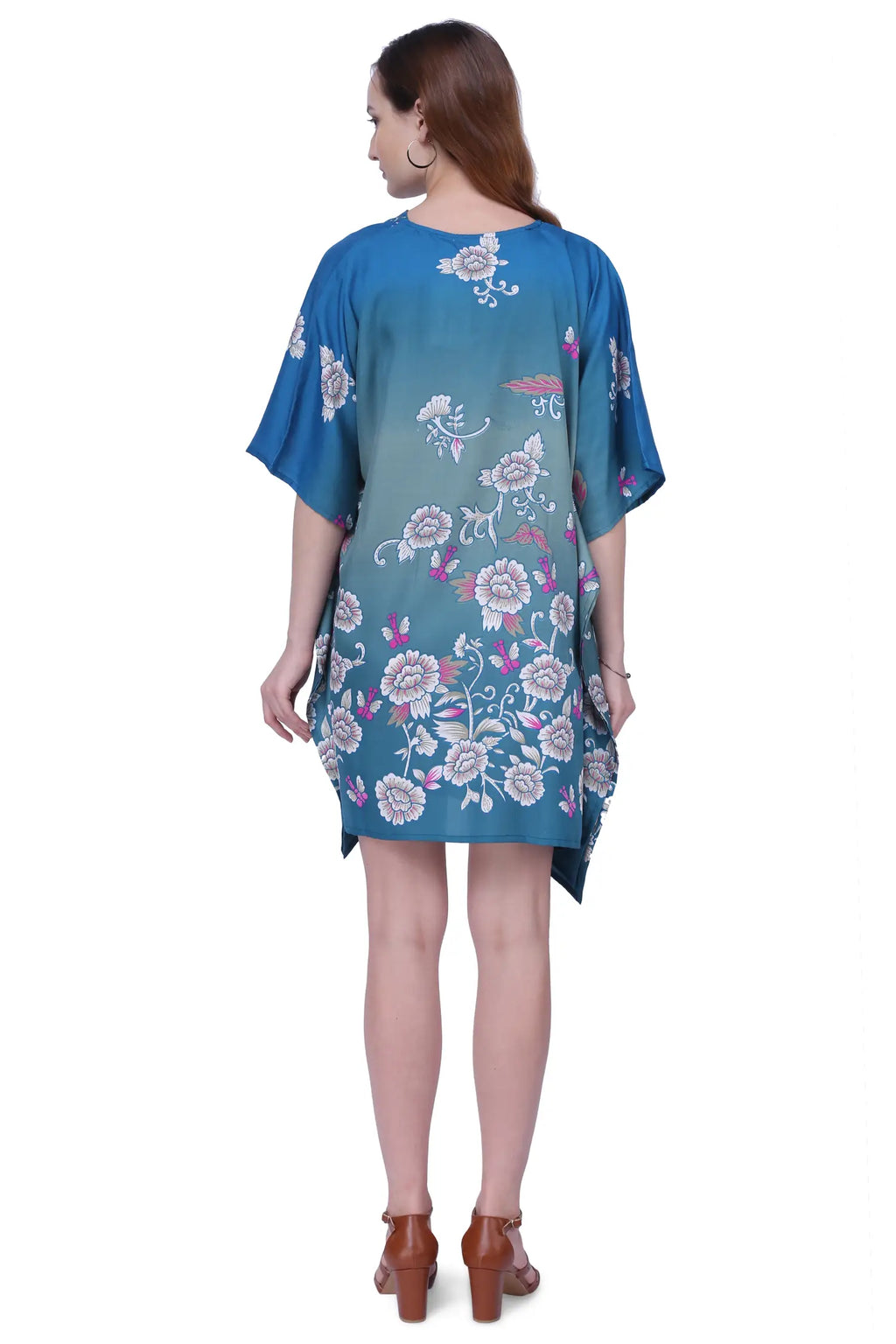Women Long Kaftans Summer Holiday Caftan Dress 5 Colors S-3XL