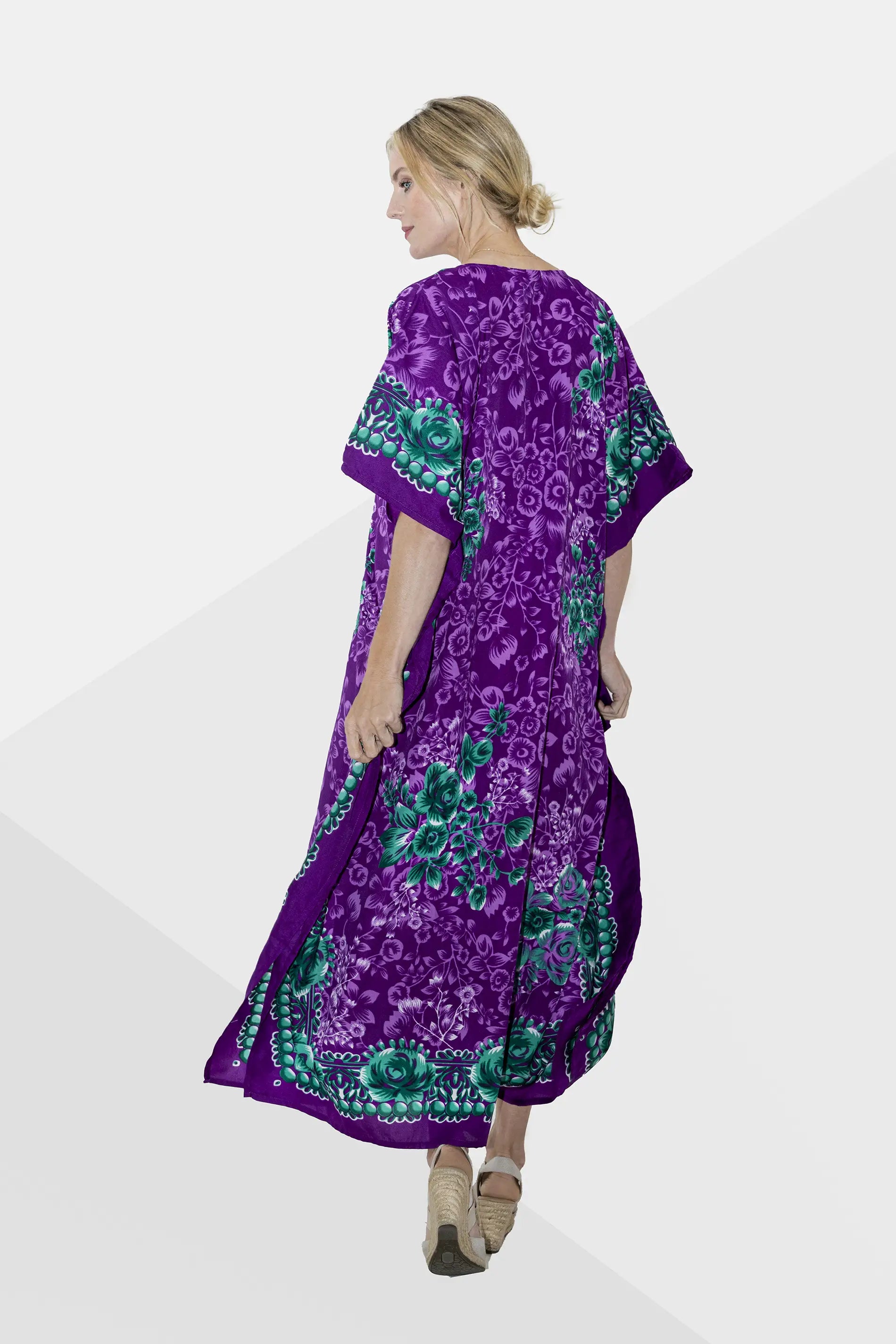 Women Long Kaftan Summer Holiday Caftan Dress in 6 Colors - S to 3XL