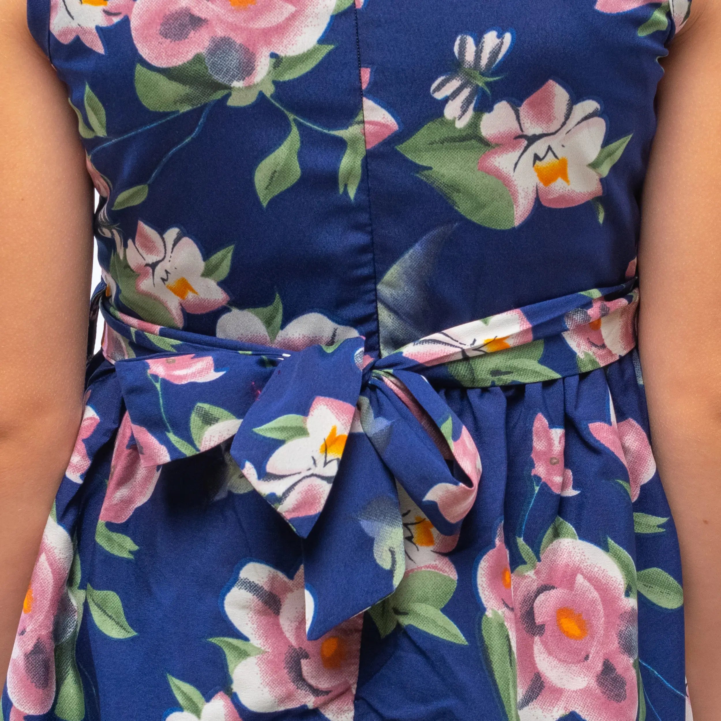 Girls Kids Vintage Audrey Hepburn Style sizes Floral Print - Available in 3 Colors