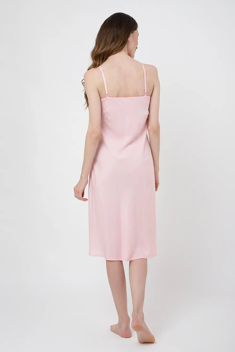 Nightdress for Women – Women's Nightgowns & Sleepshirts for Women Soft Rayon – Women’s Nightgowns Sleeveless Sleepwear - V Neck Pullover Short Nightgowns, Pink, S-3XL