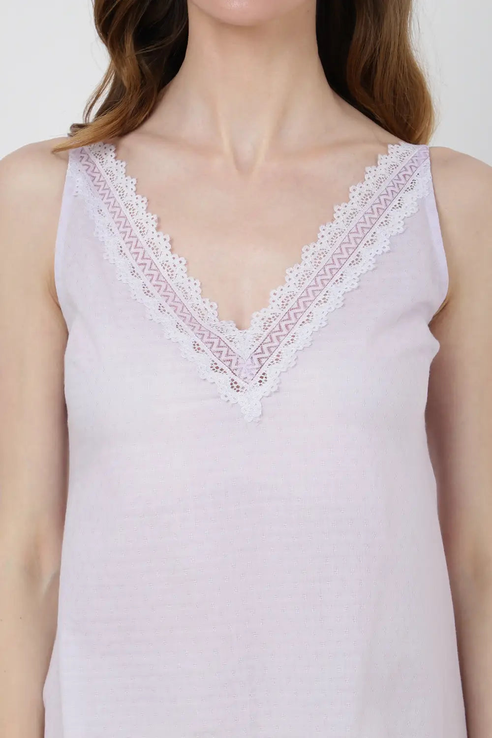 Nightdress for Women – Women's Nightgowns & Sleepshirts for Women Soft Rayon – Women’s Nightgowns Sleeveless Sleepwear - V Neck Pullover Short Nightgowns, Lilac, S-3XL